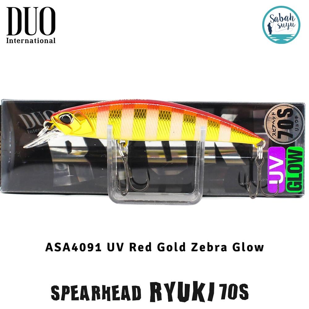 Duo Spearhead Ryuki 70S ASA4091 UV Red Gold Zebra Glow