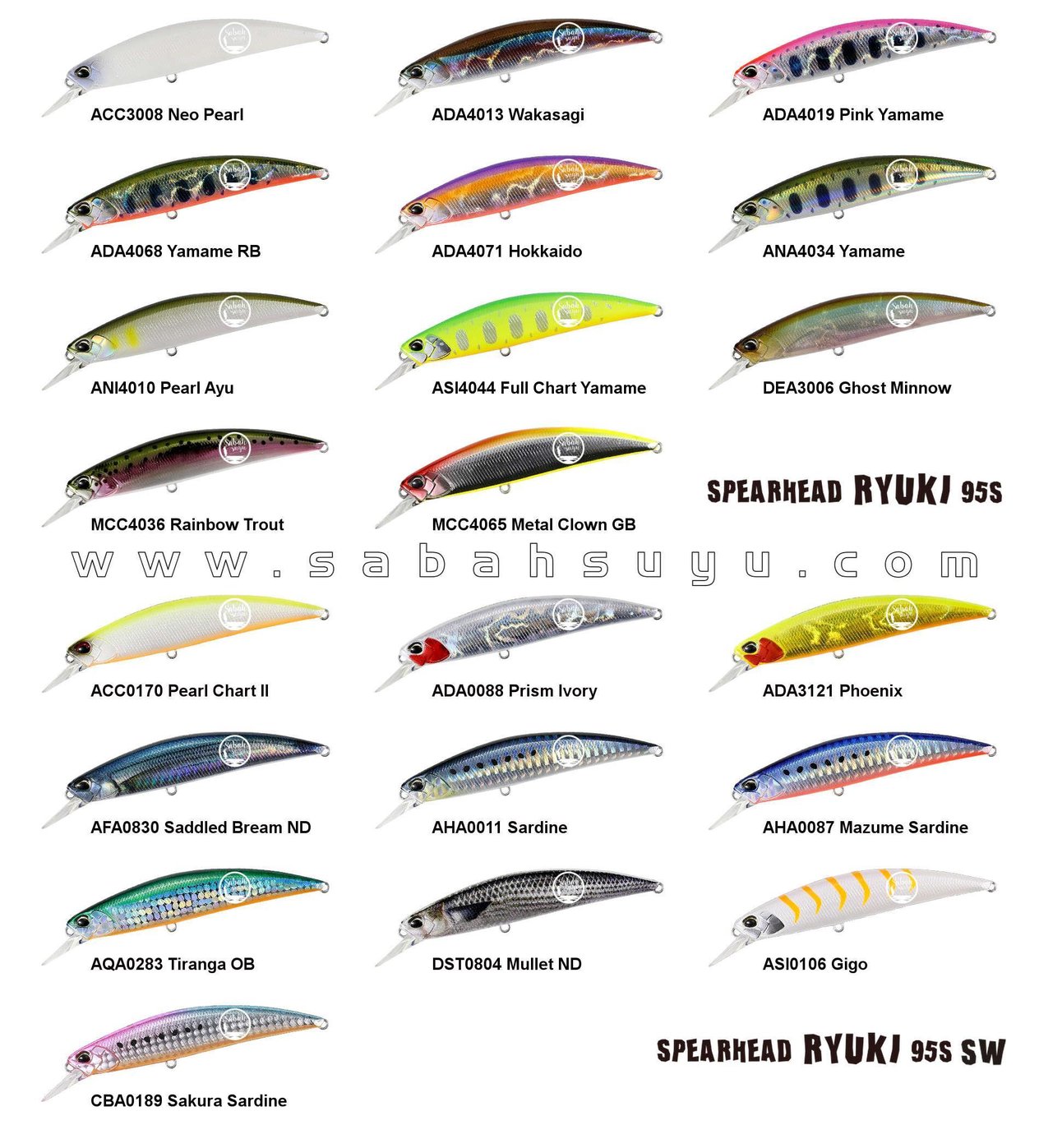 Duo Spearhead Ryuki 95S ADA4068 Yamame RB