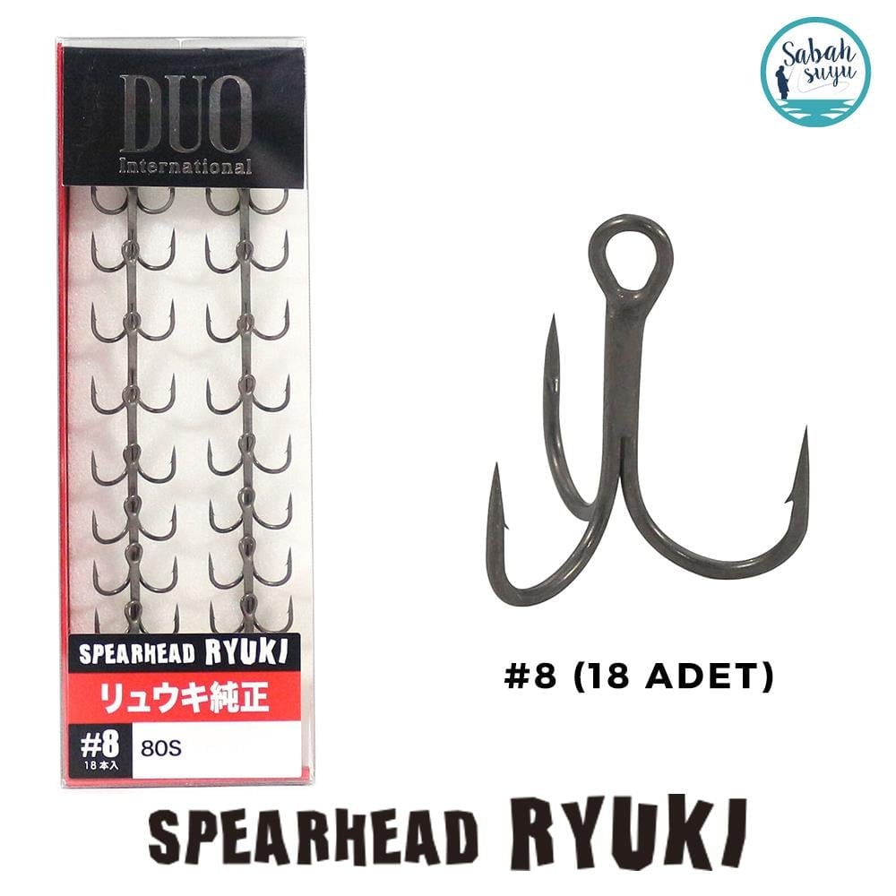 Duo Spearhead Ryuki Üçlü İğne #8 (18 Adet)