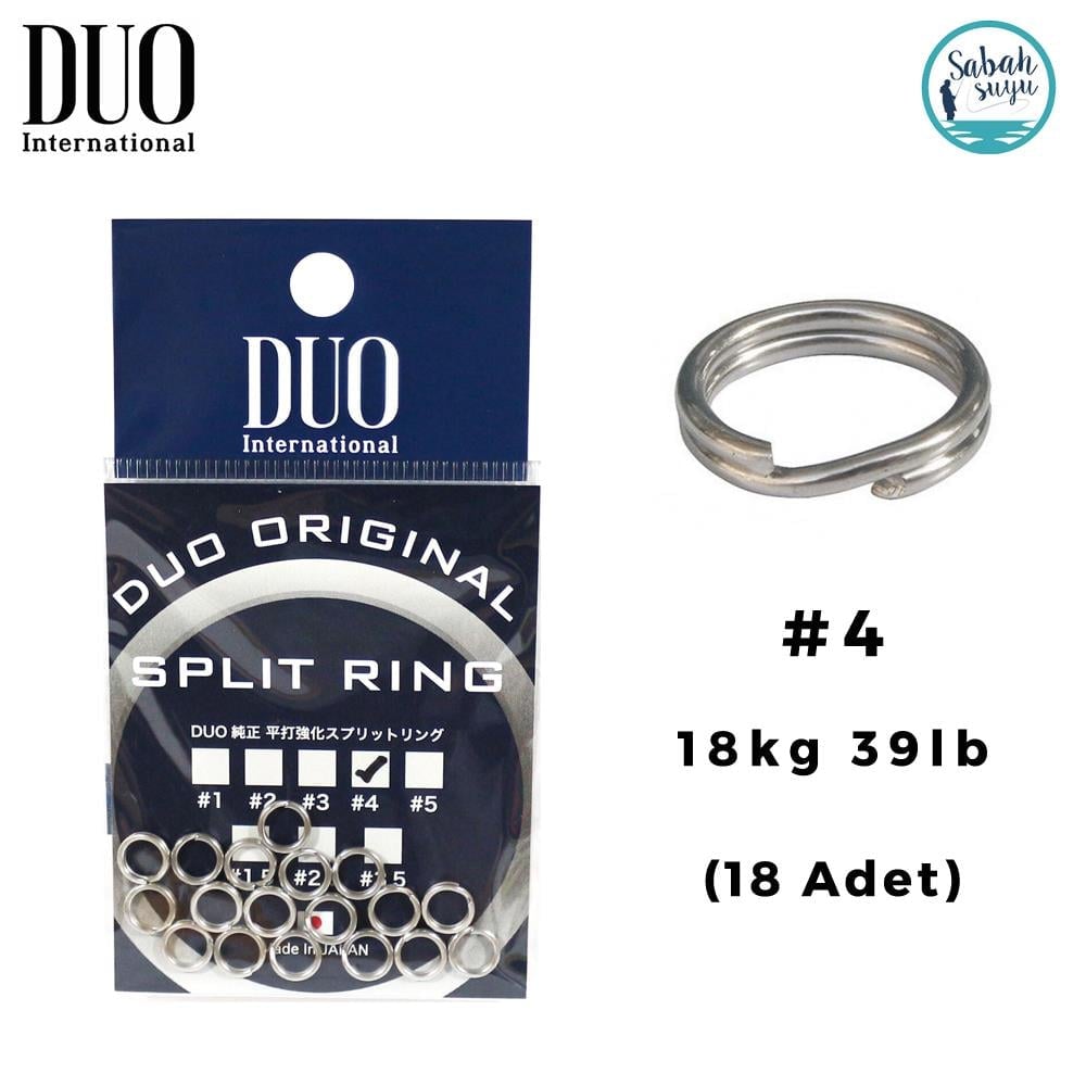 Duo Split Ring Halka #4 18kg 39lb (18 Adet)