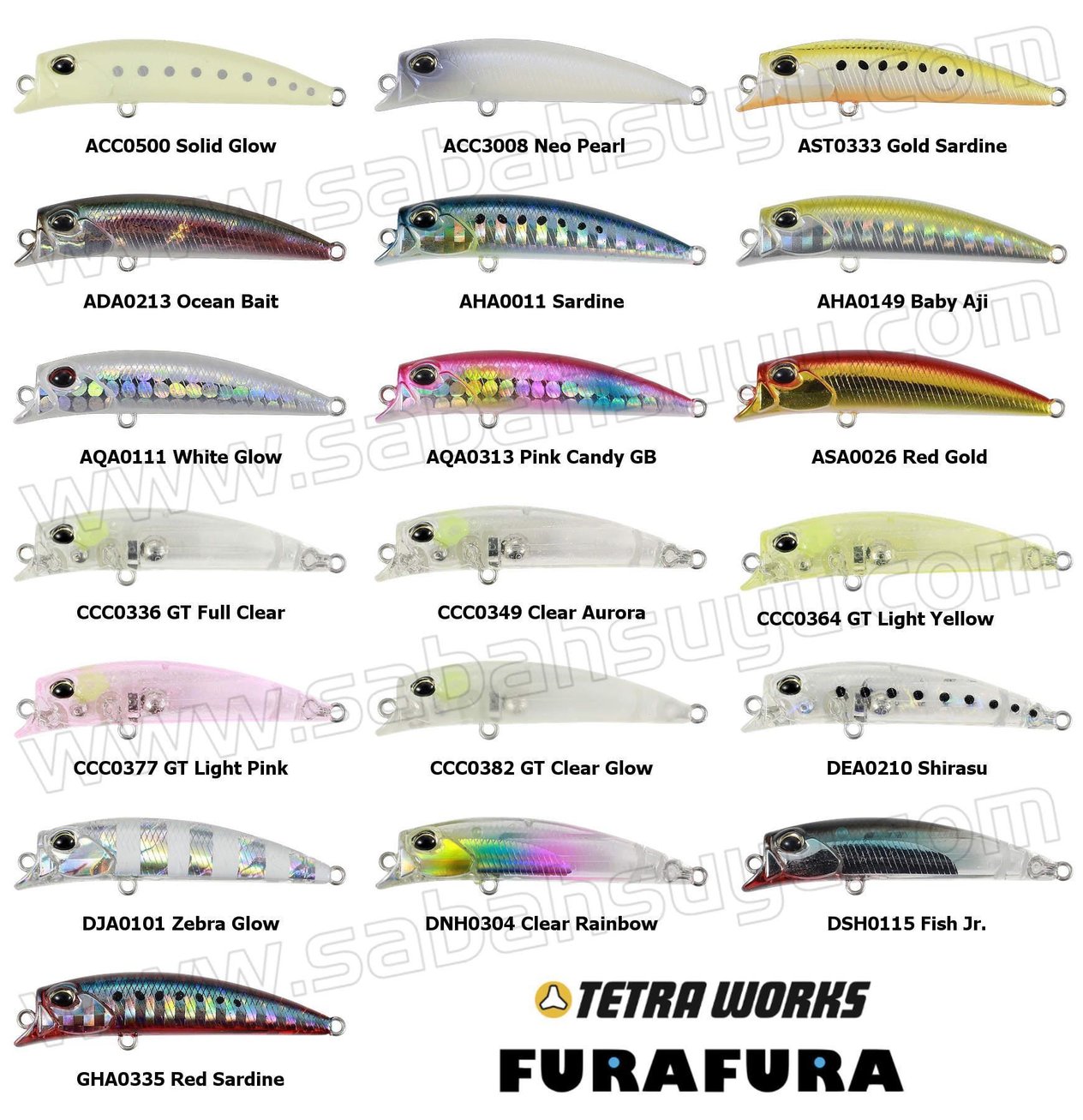 Duo Tetra Works Furafura ASA0026 Red Gold