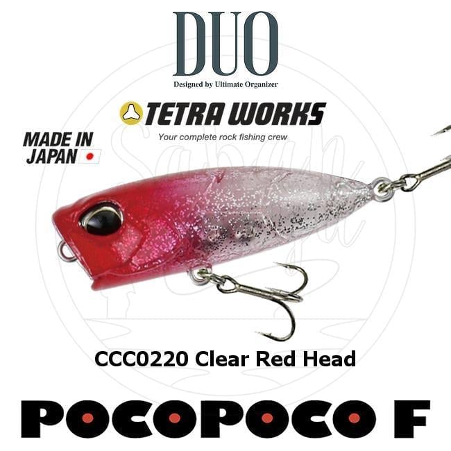 Duo Tetra Works Pocopoco 40F CCC0220 Clear Red Head