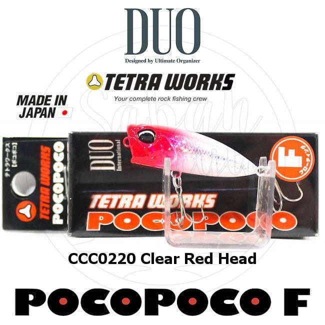Duo Tetra Works Pocopoco 40F CCC0220 Clear Red Head