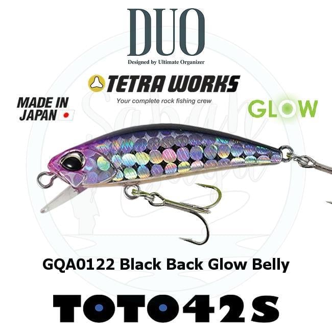 Duo Tetra Works Toto 42 GQA0122 Black Back Glow Belly