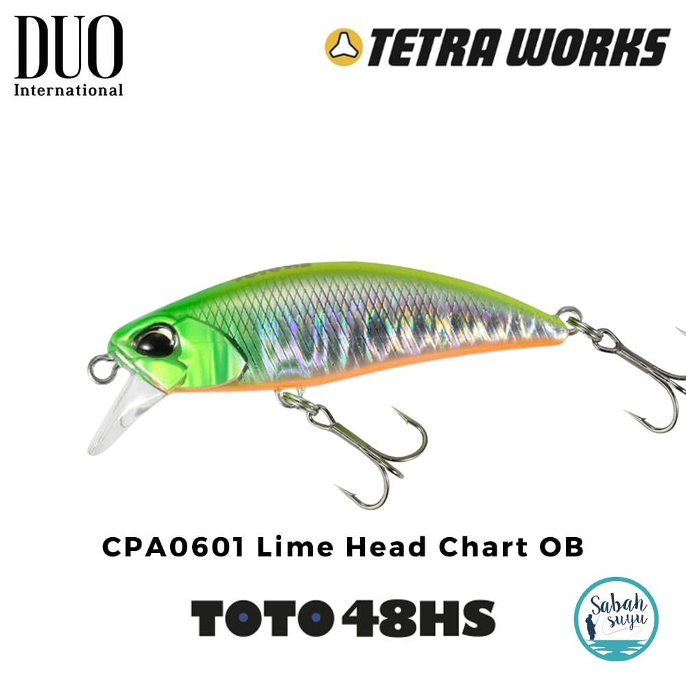 Duo Tetra Works Toto 48HS CPA0601 Lime Head Chart OB