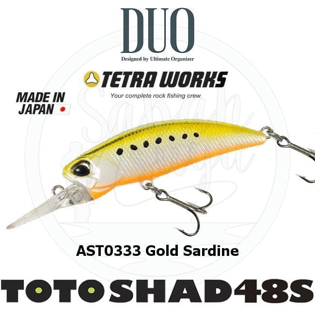Duo Tetra Works Toto Shad 48S AST0333 Gold Sardine