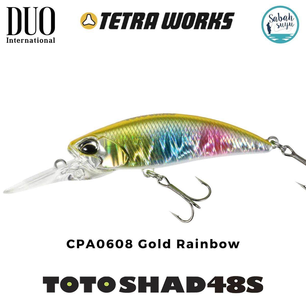Duo Tetra Works Toto Shad 48S CPA0608 Gold Rainbow