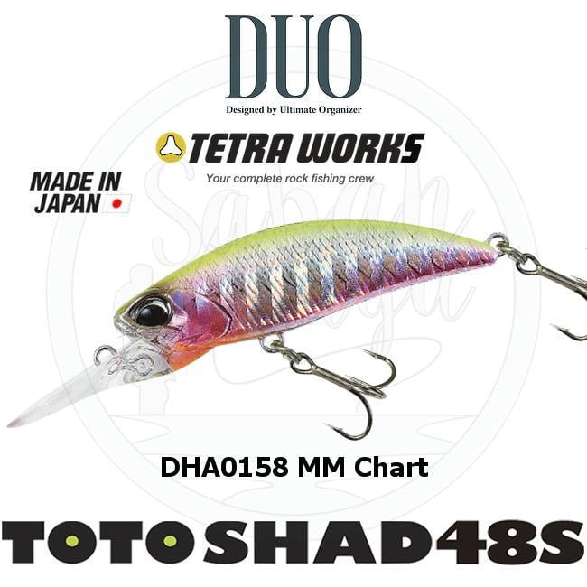 Duo Tetra Works Toto Shad 48S DHA0158 MM Chart