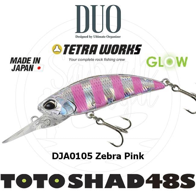 Duo Tetra Works Toto Shad 48S DJA0105 Zebra Pink