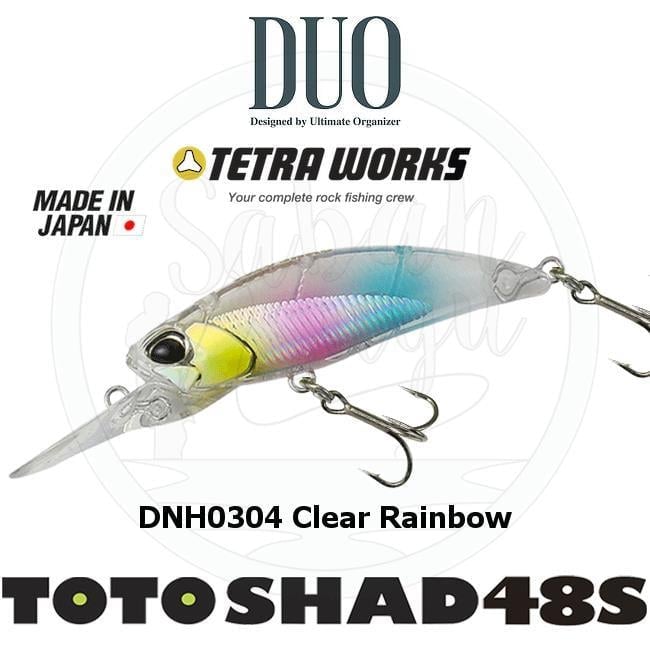 Duo Tetra Works Toto Shad 48S DNH0304 Clear Rainbow