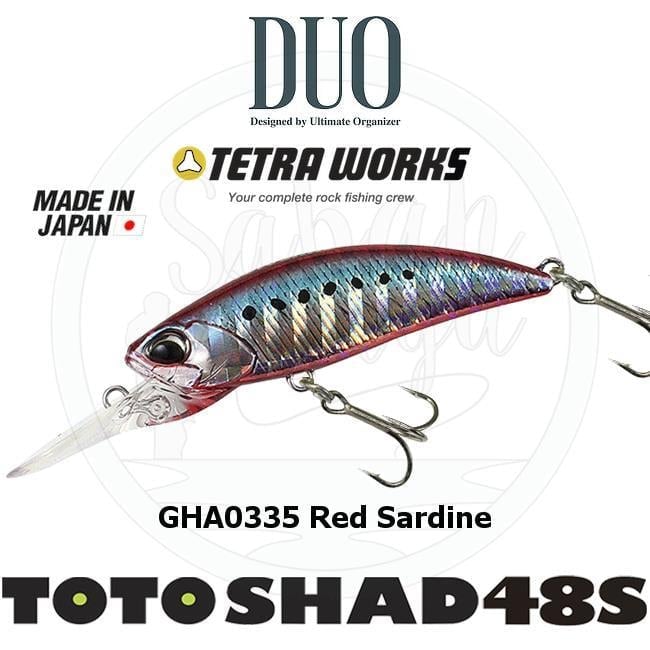 Duo Tetra Works Toto Shad 48S GHA0335 Red Sardine