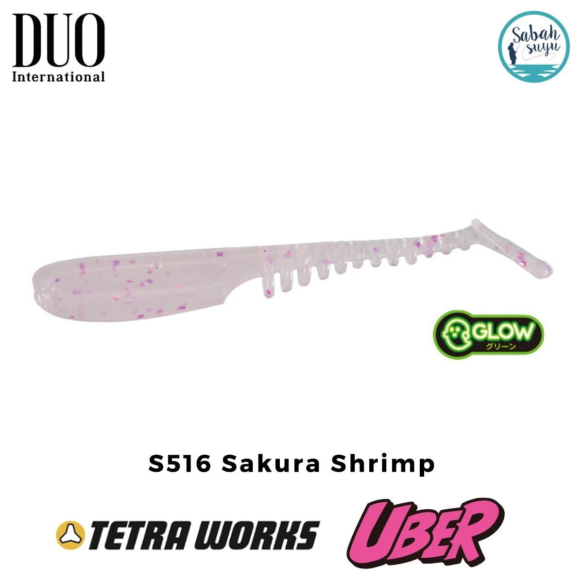 Duo Tetra Works Uber LRF Silikon 5cm S516 Sakura Shrimp
