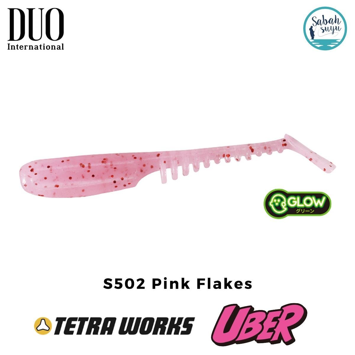 Duo Tetra Works Uber LRF Silikon 5cm S502 Pink Flakes
