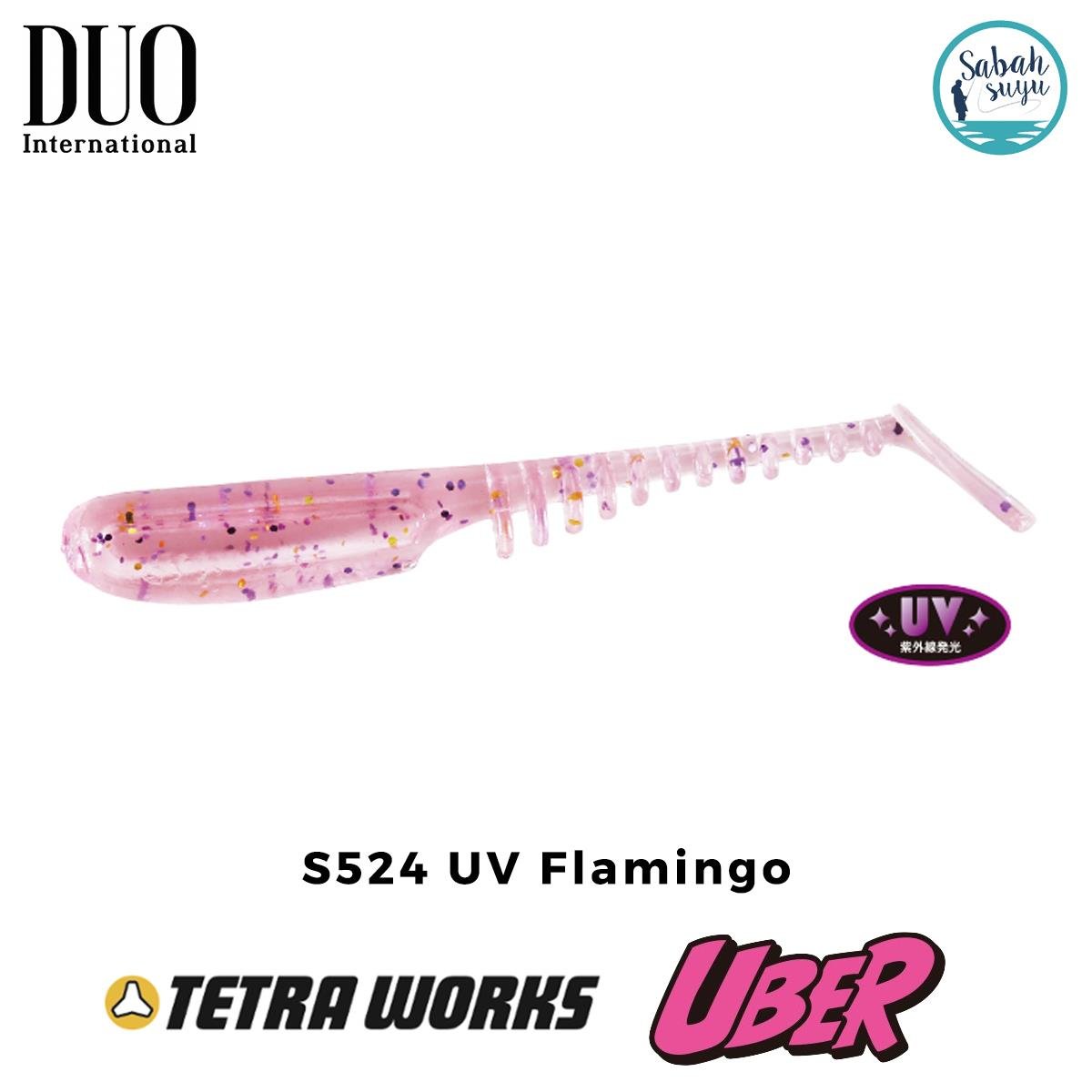 Duo Tetra Works Uber LRF Silikon 5cm S524 UV Flamingo