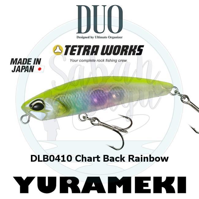 Duo Tetra Works Yurameki DLB0410 (TCK10) Chart Back Rainbow