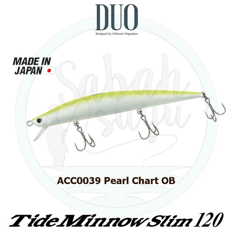 Duo Tide Minnow Slim 120 ACC0039 Pearl Chart OB