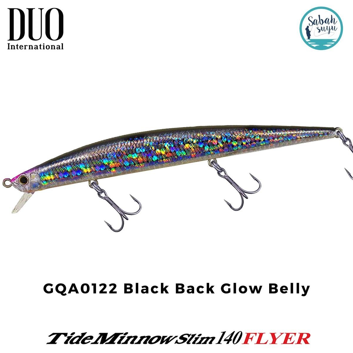 Duo Tide Minnow Slim 140 FLYER 20.Yıl Özel Seri GQA0122 Black Back Glow Belly