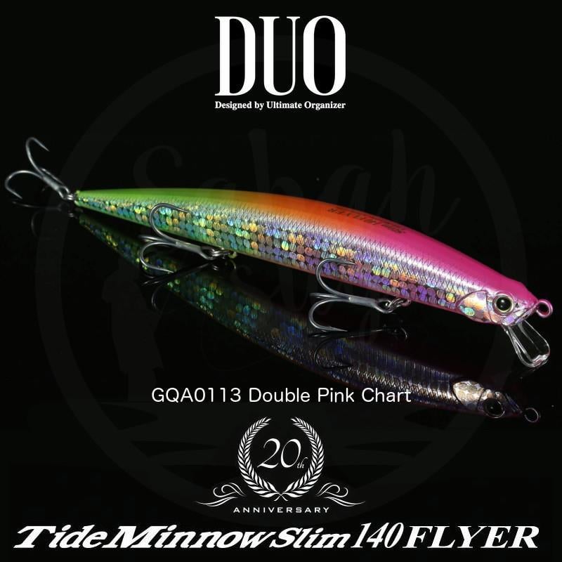 Duo Tide Minnow Slim 140 FLYER 20.Yıl Özel Seri GQA0113 Double Pink Chart