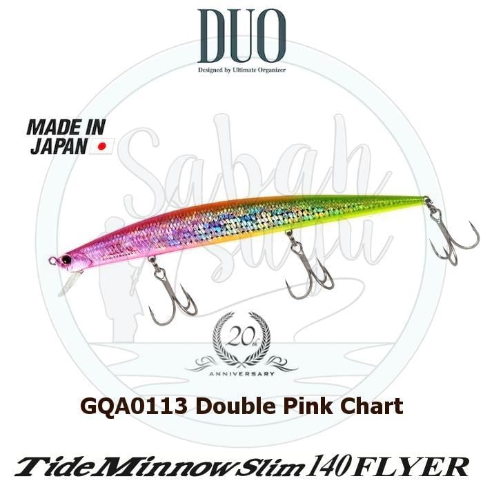 Duo Tide Minnow Slim 140 FLYER 20.Yıl Özel Seri GQA0113 Double Pink Chart
