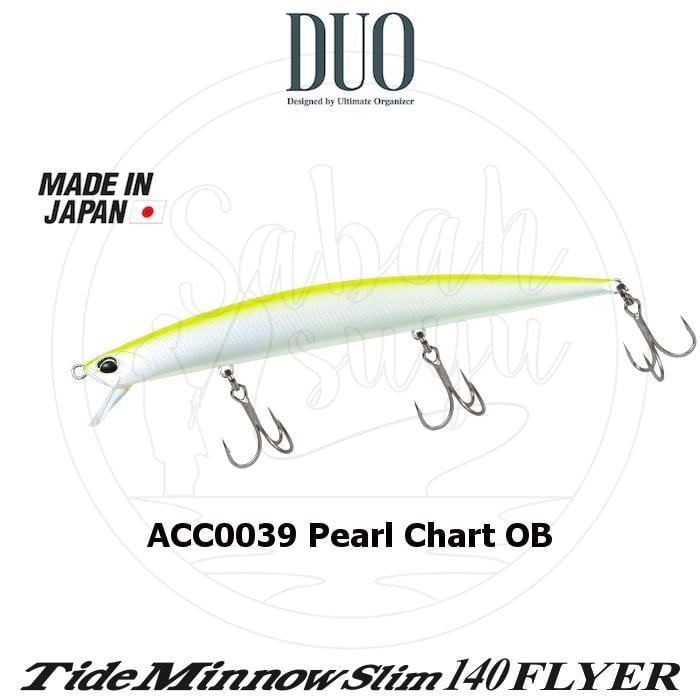 Duo Tide Minnow Slim 140 FLYER ACC0039 Pearl Chart OB