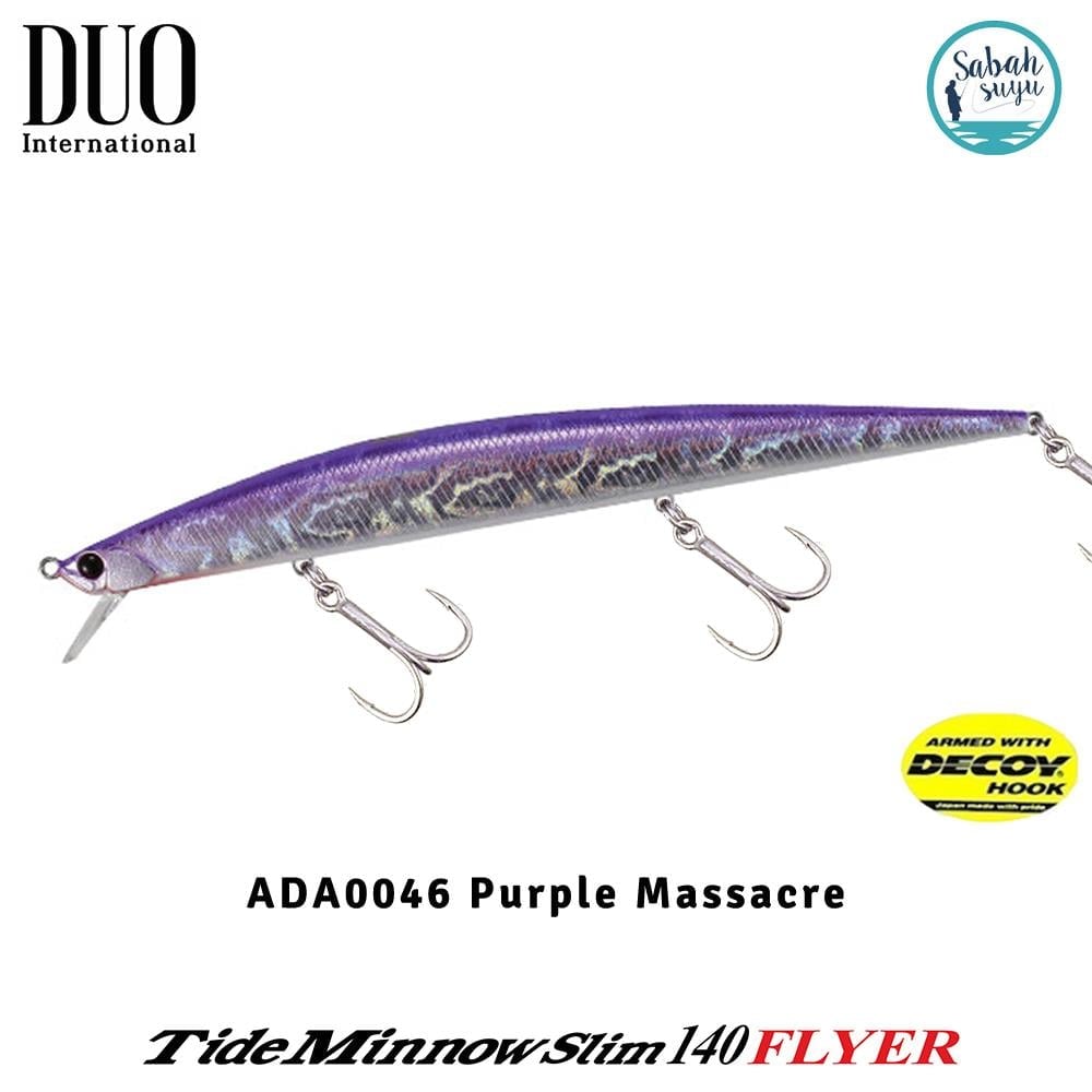 Duo Tide Minnow Slim 140 FLYER ADA0046 Purple Massacre