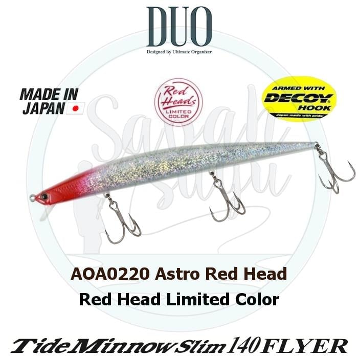 Duo Tide Minnow Slim 140 FLYER AOA0220 Astro Red Head
