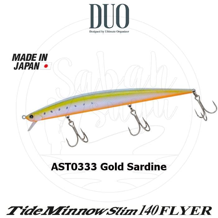 Duo Tide Minnow Slim 140 FLYER AST0333 Gold Sardine
