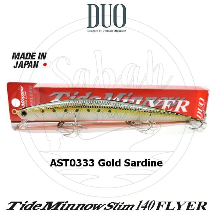 Duo Tide Minnow Slim 140 FLYER AST0333 Gold Sardine