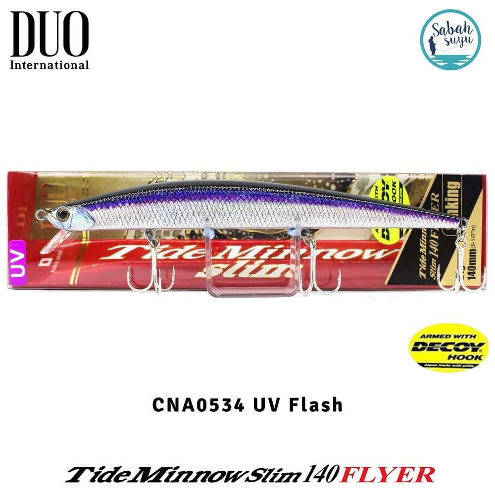Duo Tide Minnow Slim 140 FLYER CNA0534 UV Flash