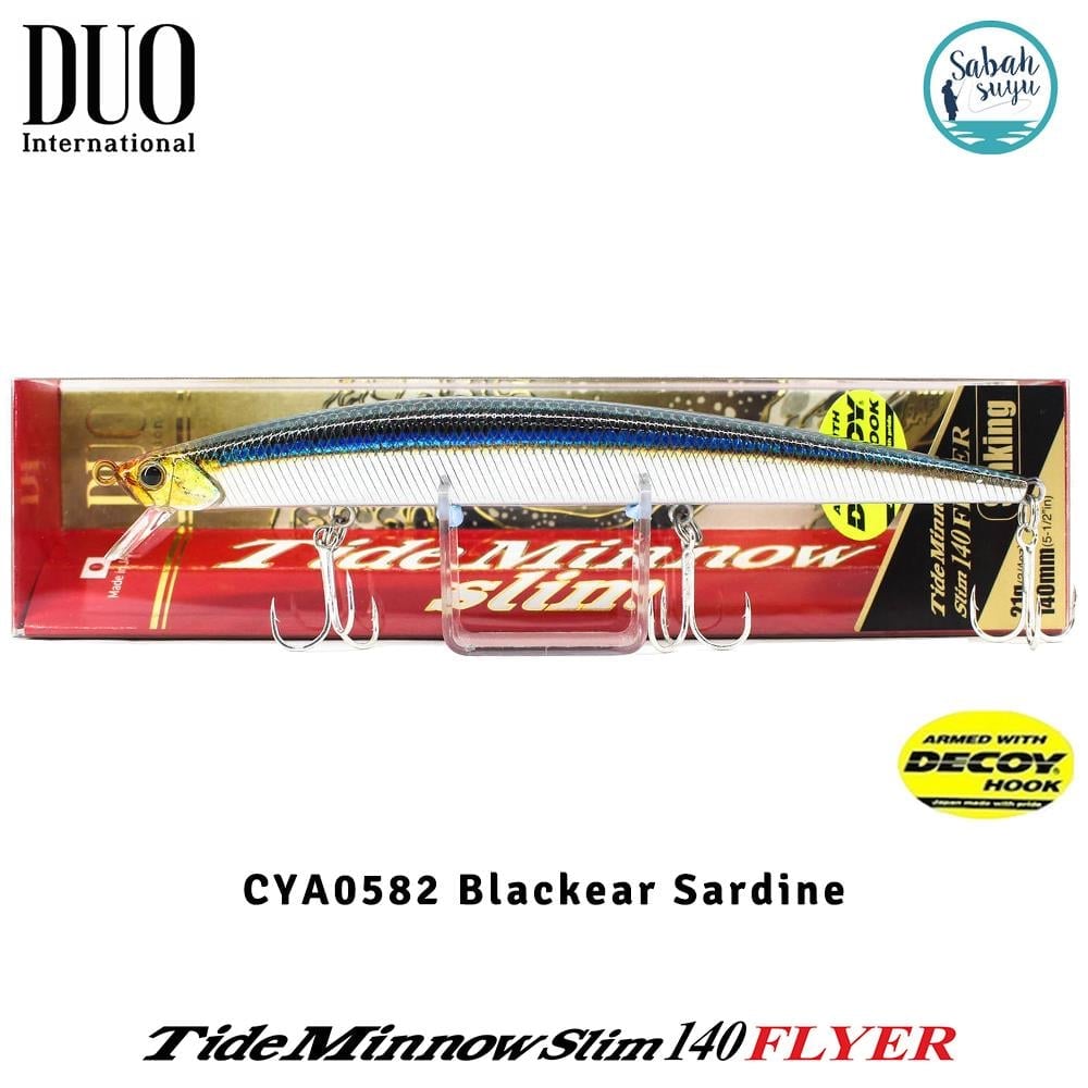 Duo Tide Minnow Slim 140 FLYER CYA0582 Blackear Sardine