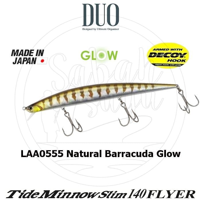 Duo Tide Minnow Slim 140 FLYER LAA0555 Natural Barracuda Glow
