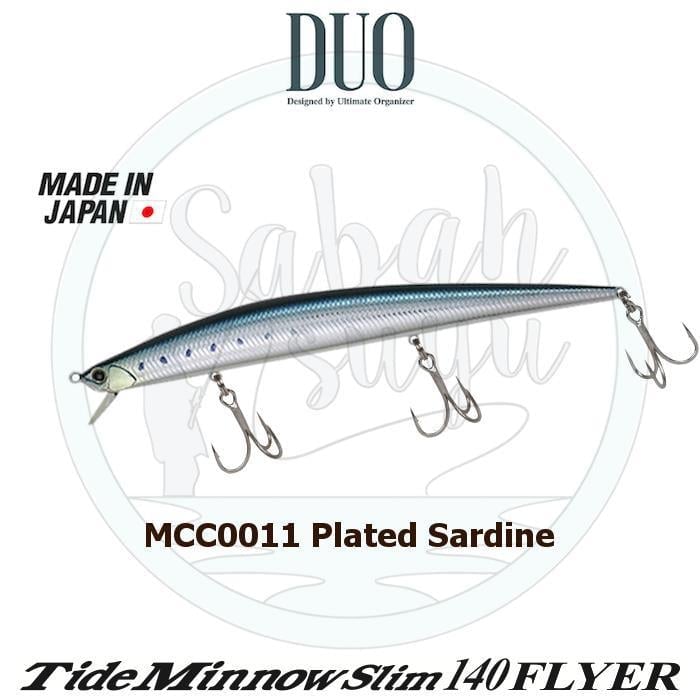 Duo Tide Minnow Slim 140 FLYER MCC0011 Plated Sardine