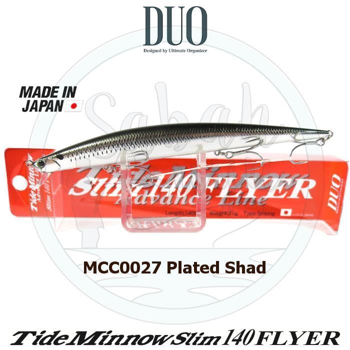 Duo Tide Minnow Slim 140 FLYER MCC0027 Plated Shad