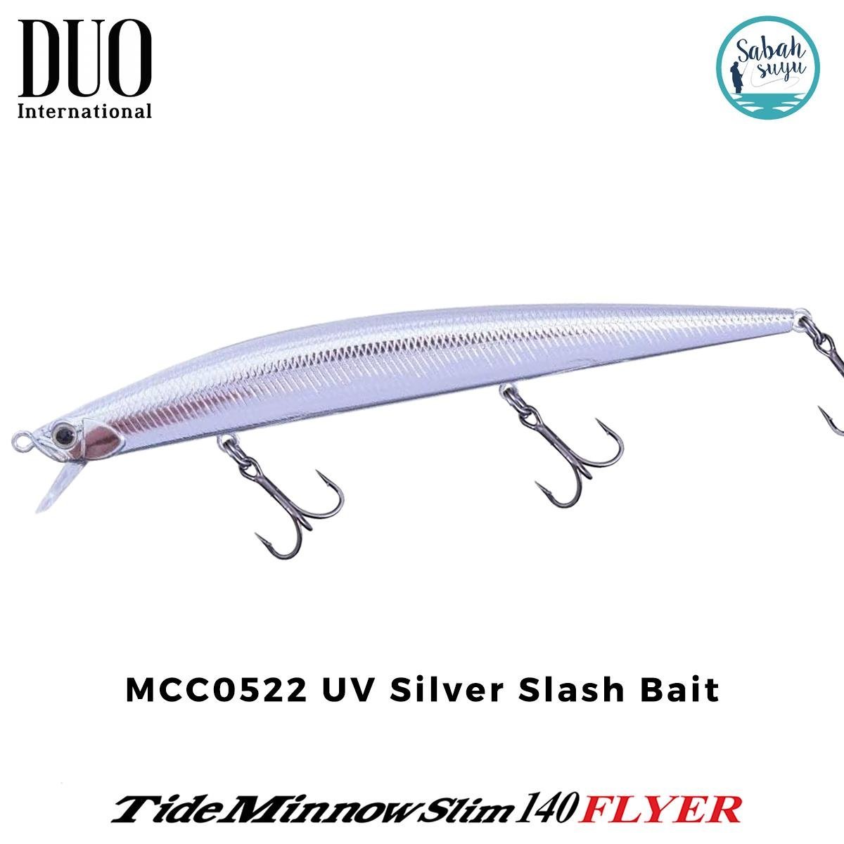 Duo Tide Minnow Slim 140 FLYER MCC0522 UV Silver Slash Bait