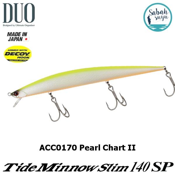 Duo Tide Minnow Slim 140SP ACC0170 Pearl Chart OB II
