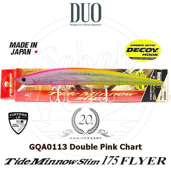 Duo Tide Minnow Slim 175 FLYER 20.Yıl Özel Seri GQA0113 Double Pink Chart