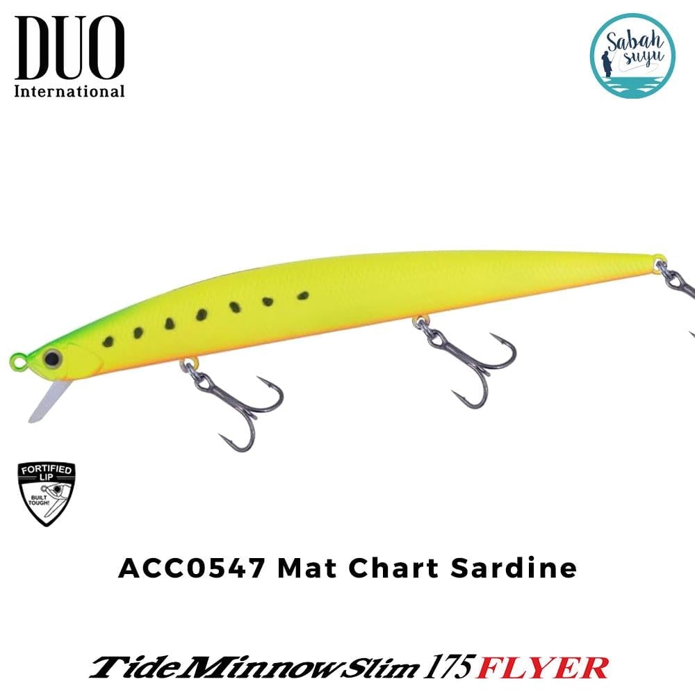 Duo Tide Minnow Slim 175 FLYER ACC0547 Mat Chart Sardine