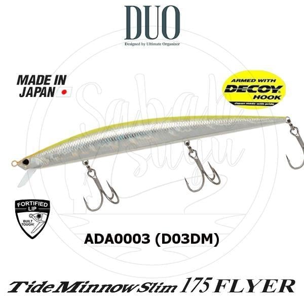 Duo Tide Minnow Slim 175 FLYER ADA0003 (D03DM) Chart Back