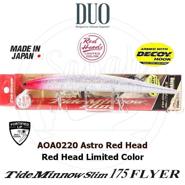 Duo Tide Minnow Slim 175 FLYER AOA0220 Astro Red Head
