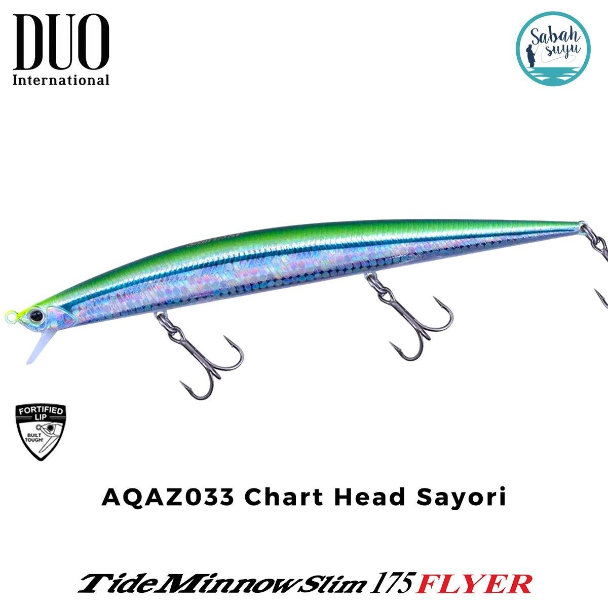 Duo Tide Minnow Slim 175 FLYER AQAZ033 Chart Head Sayori