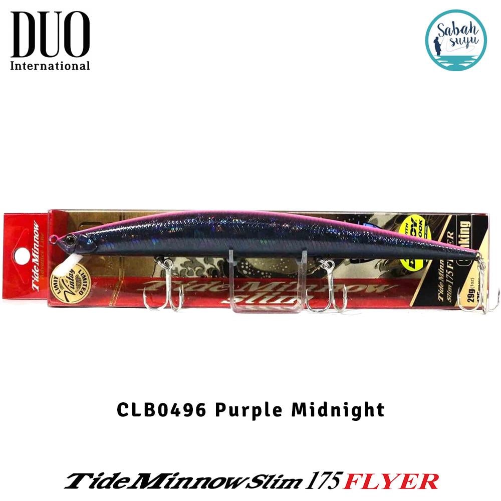 Duo Tide Minnow Slim 175 FLYER CLB0496 Purple Midnight
