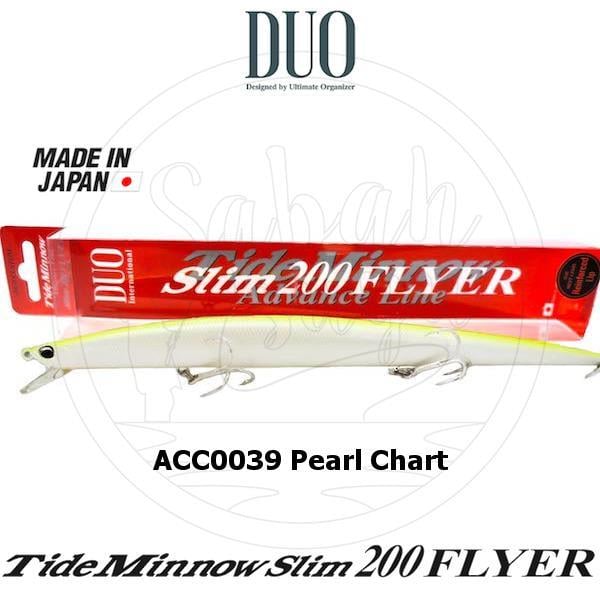 Duo Tide Minnow Slim 200 FLYER ACC0039 Pearl Chart OB