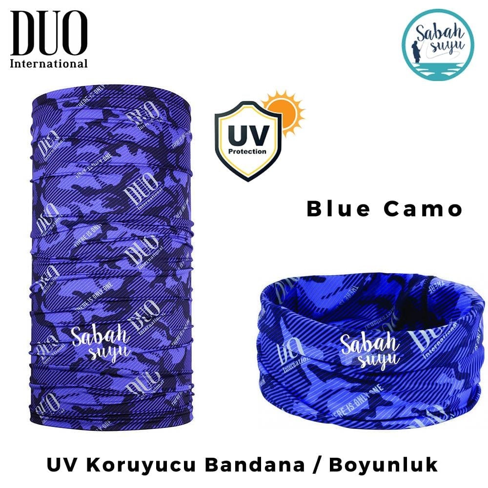 Duo UV Koruyucu Bandana / Boyunluk Blue Camo
