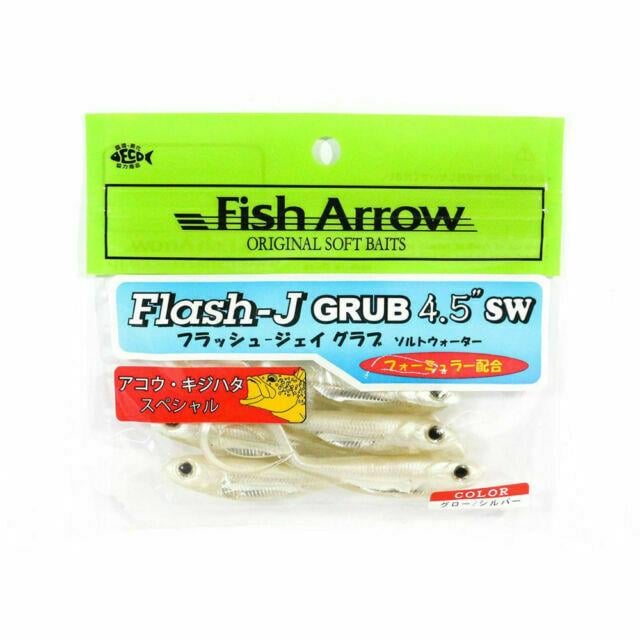 Fish Arrow Flash J Grab 11.5cm SW #109 Glow Silver Sahte Balık