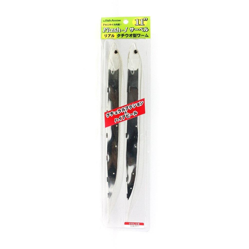 Fish Arrow Flash J Saber 28cm SW #01 Silver Sahte Balık