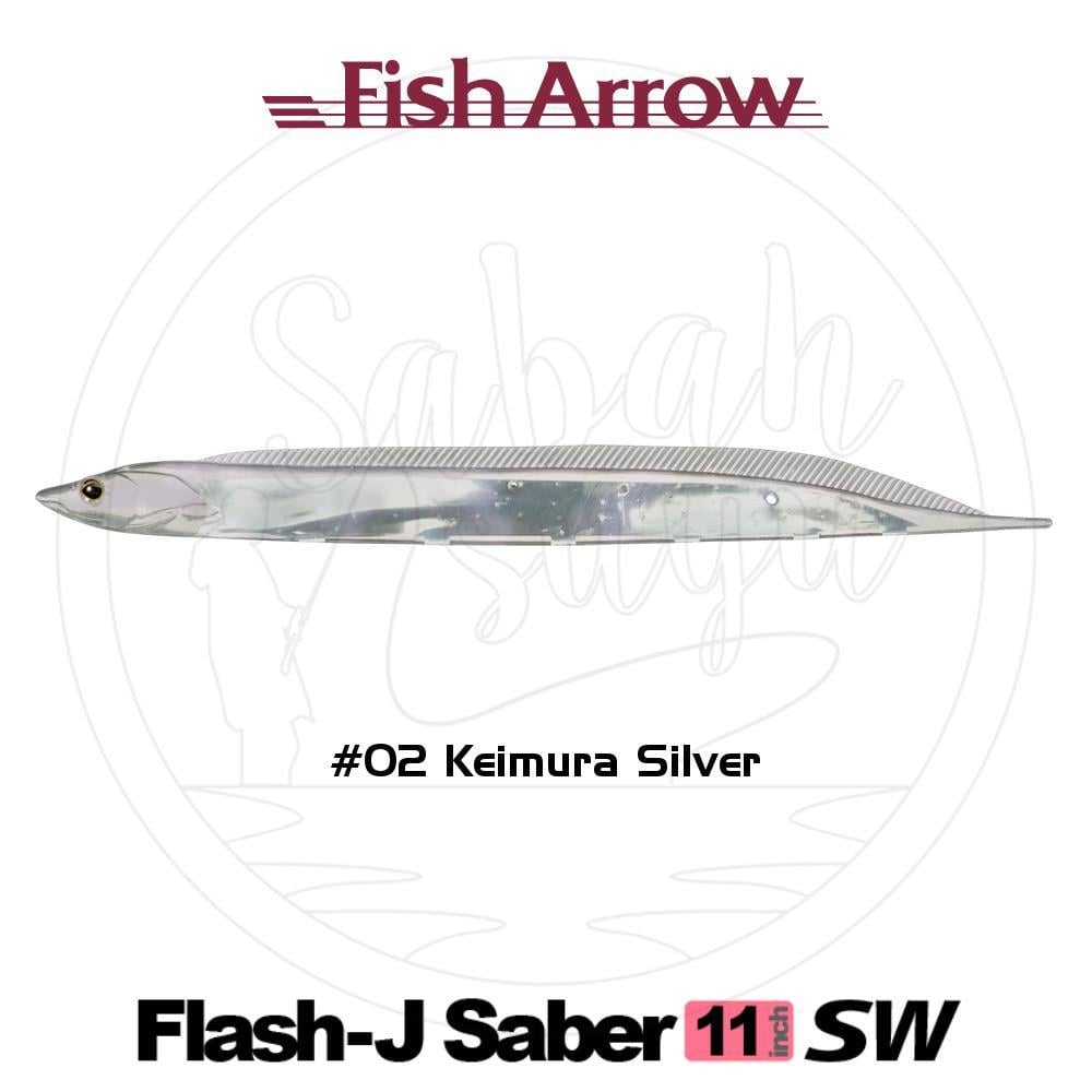 Fish Arrow Flash J Saber 28cm SW #02 Keimura Silver Sahte Balık