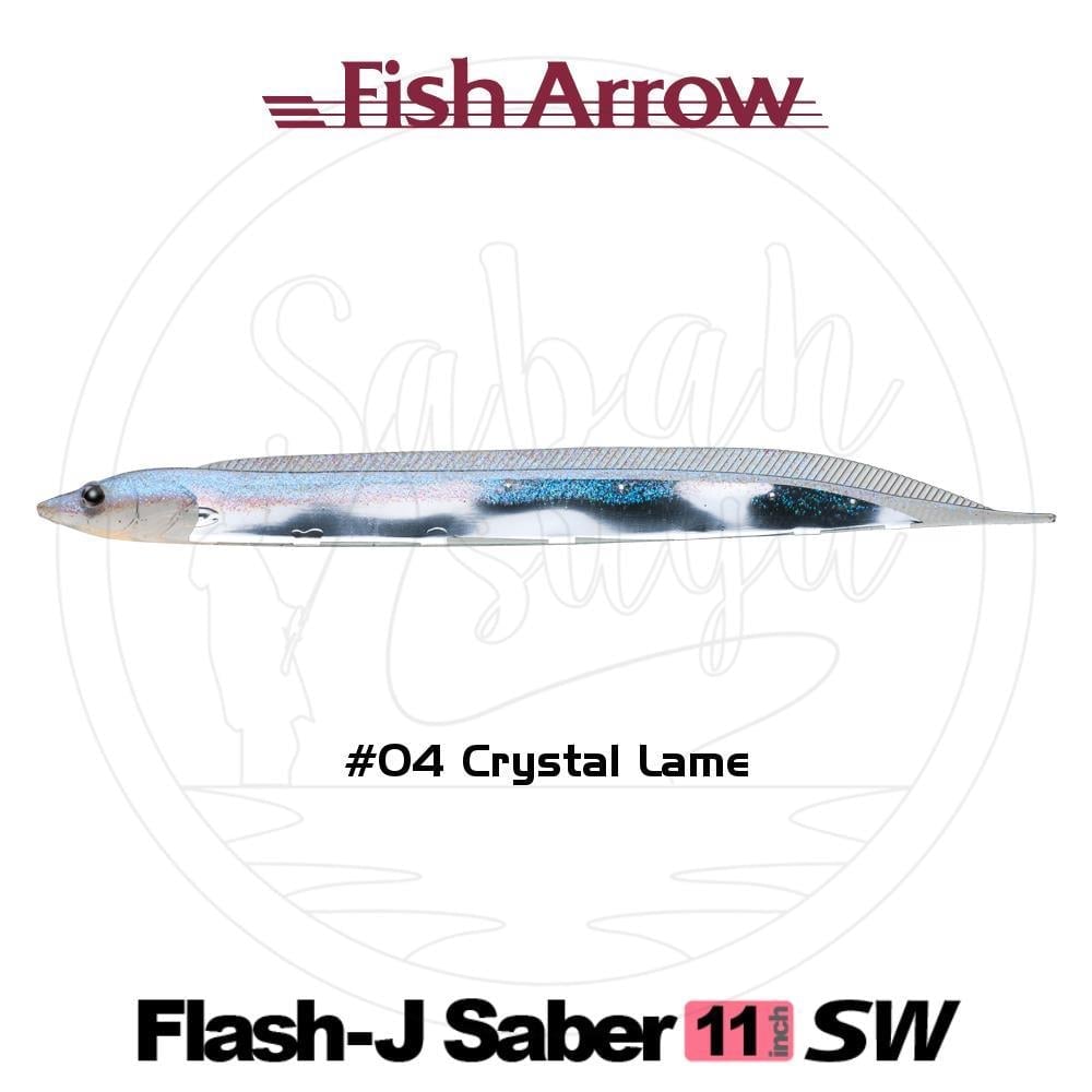 Fish Arrow Flash J Saber 28cm SW #04 Crystal Lame Sahte Balık