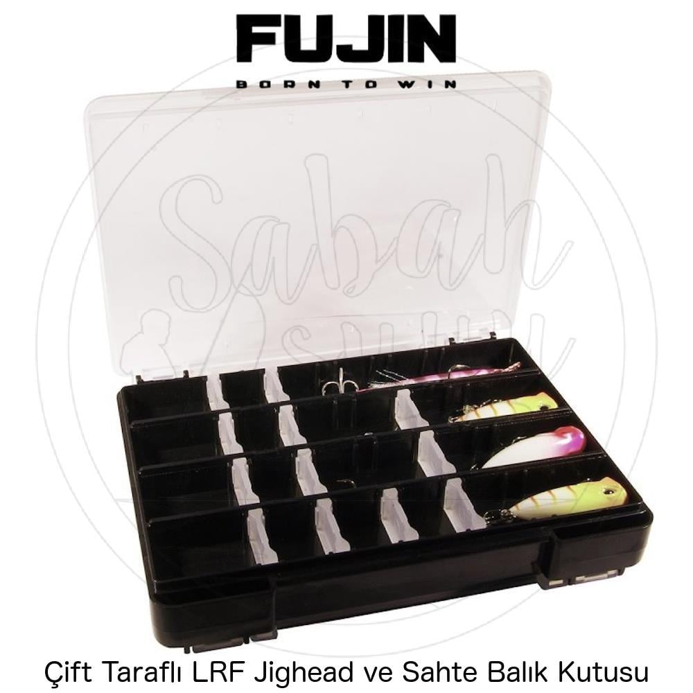 Fujin Tackle Box Çift Taraflı LRF Jighead ve Sahte Balık Kutusu