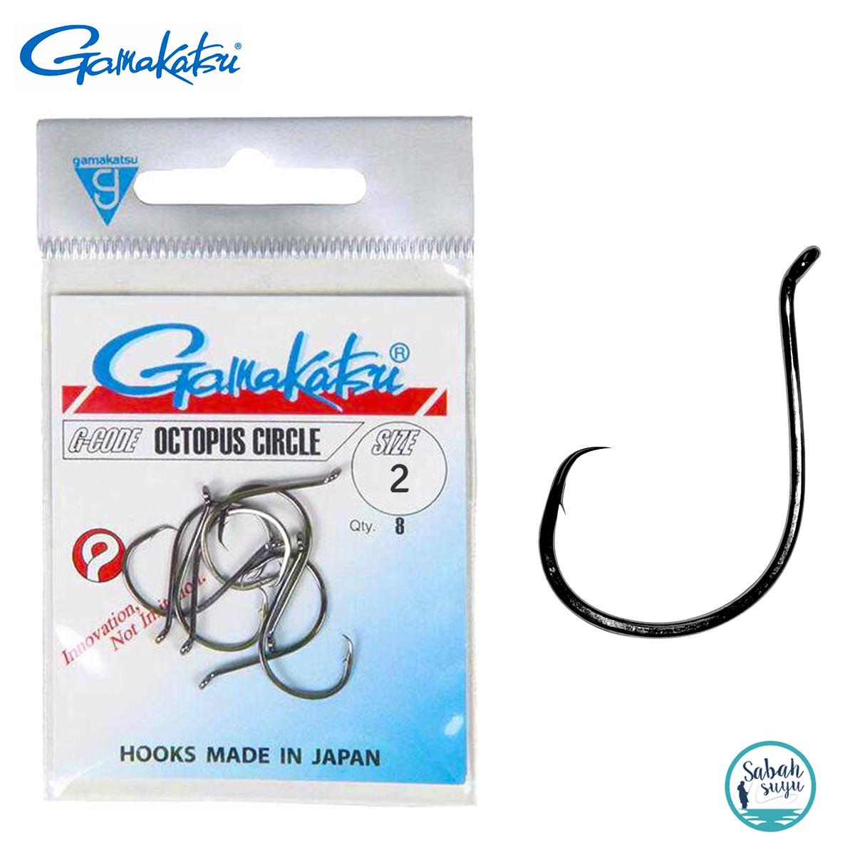 Gamakatsu Octopus Circle No:2 Olta İğnesi (8 Adet)