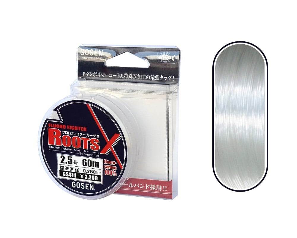 Gosen Fluoro Fighter Roots %100 F.C Misina 60m 0.27mm